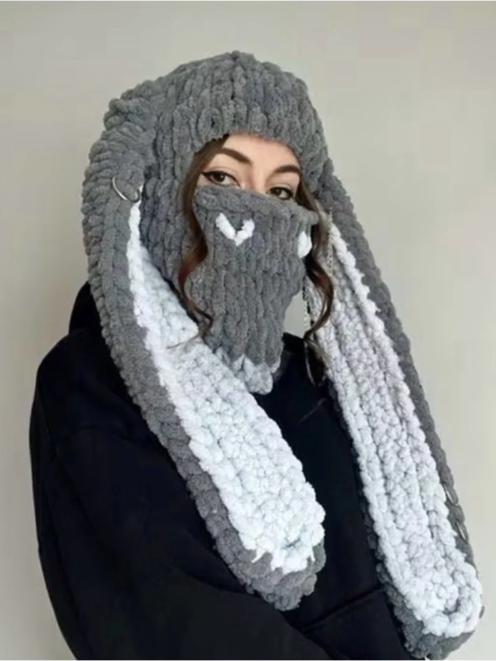 Bunny Ear Balaclava Hat